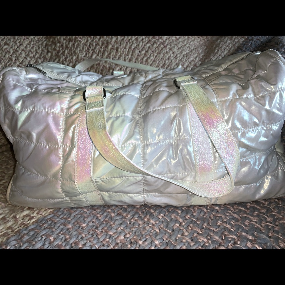 Club Exx Cloudburst Holographic Weekender Bag